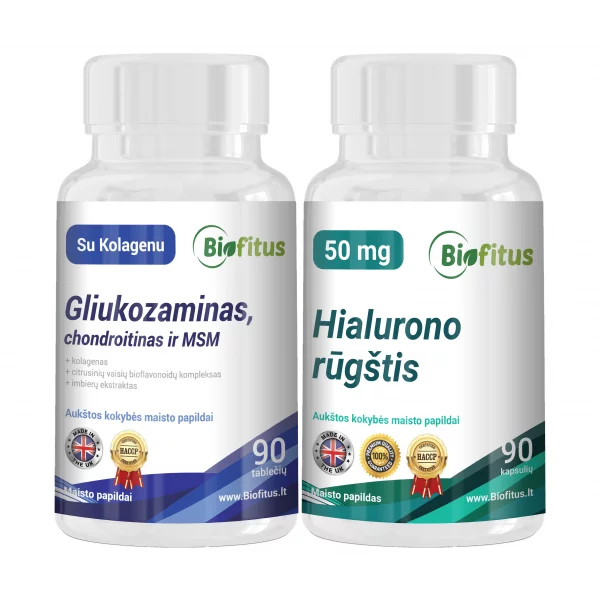 chondroitino ir gliukozamino tablečių tabletės nuo skausmo sąnariuose sąraše