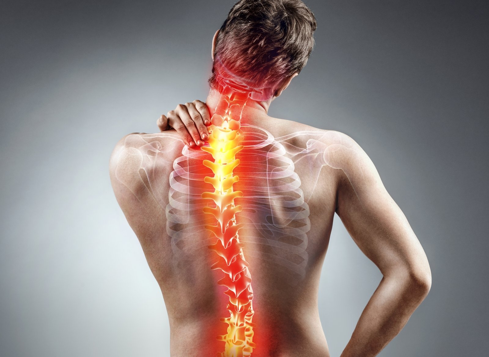 nugaros skausmas ir pečių palaikimo